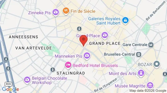 Apartments for rent i Stad Brussel - kort over placeringen