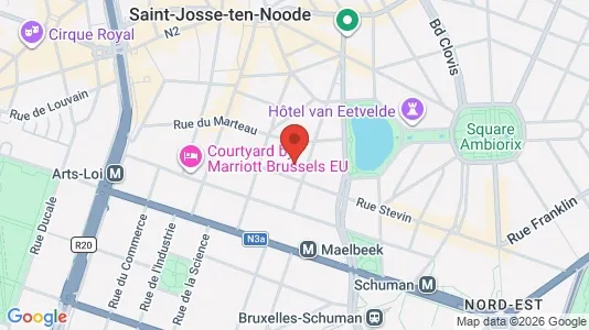 Apartments for rent i Stad Brussel - kort over placeringen