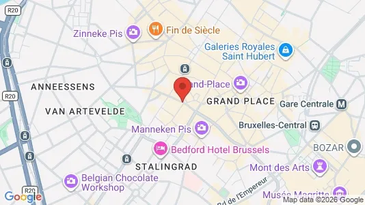 Apartments for rent i Stad Brussel - kort over placeringen