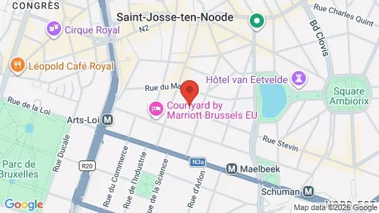 Apartments for rent i Stad Brussel - kort over placeringen