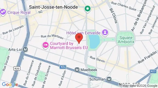 Apartments for rent i Stad Brussel - kort over placeringen