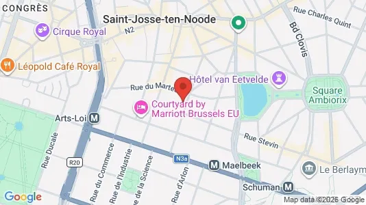 Apartments for rent i Stad Brussel - kort over placeringen