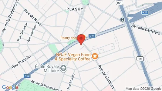 Apartments for rent i Brussels Schaarbeek - kort over placeringen