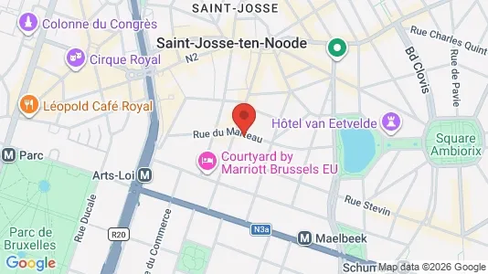 Apartments for rent i Stad Brussel - kort over placeringen