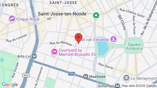 Apartments for rent i Stad Brussel - kort over placeringen