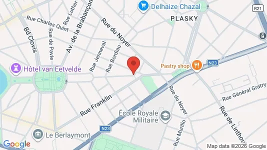 Apartments for rent i Stad Brussel - kort over placeringen
