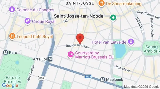 Apartments for rent i Brussels Sint-Joost-ten-Node - kort over placeringen