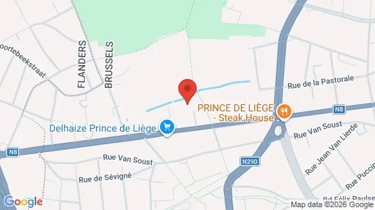 Apartments for rent i Brussels Anderlecht - kort over placeringen