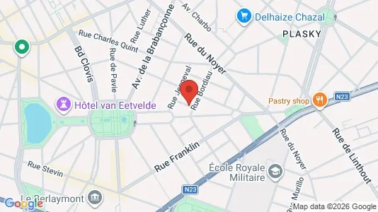 Apartments for rent i Stad Brussel - kort over placeringen