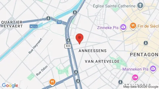 Apartments for rent i Stad Brussel - kort over placeringen