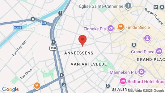 Apartments for rent i Stad Brussel - kort over placeringen