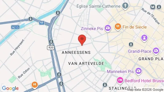 Apartments for rent i Stad Brussel - kort over placeringen