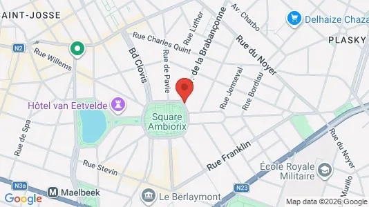 Apartments for rent i Stad Brussel - kort over placeringen