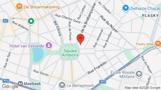 Apartments for rent i Stad Brussel - kort over placeringen