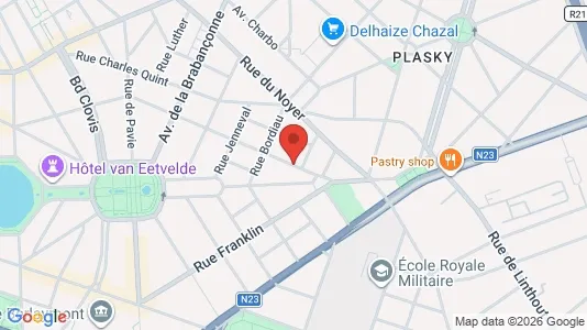 Apartments for rent i Stad Brussel - kort over placeringen