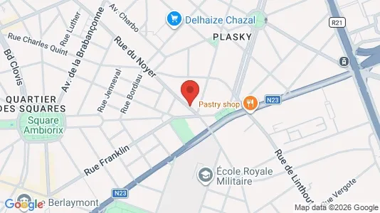 Apartments for rent i Brussels Schaarbeek - kort over placeringen