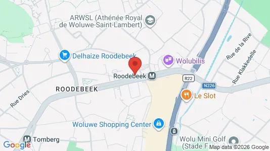 Apartments for rent i Brussels Sint-Lambrechts-Woluwe - kort over placeringen