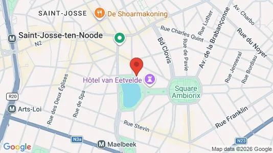 Apartments for rent i Stad Brussel - kort over placeringen