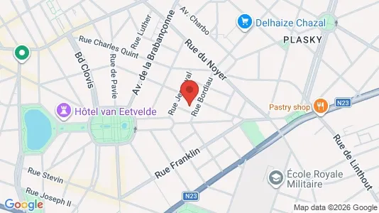 Apartments for rent i Stad Brussel - kort over placeringen