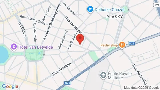 Apartments for rent i Stad Brussel - kort over placeringen