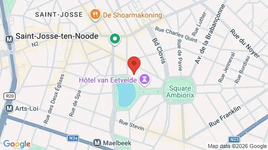 Apartments for rent i Stad Brussel - kort over placeringen