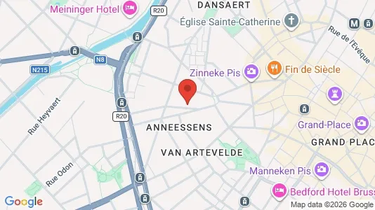Apartments for rent i Stad Brussel - kort over placeringen