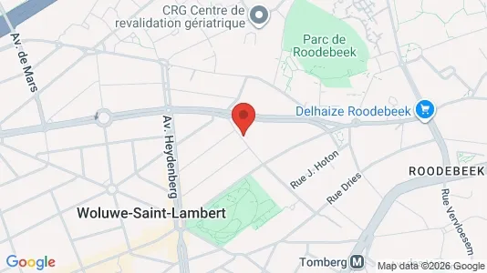 Apartments for rent i Brussels Sint-Lambrechts-Woluwe - kort over placeringen