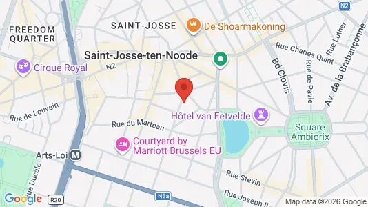 Apartments for rent i Stad Brussel - kort over placeringen