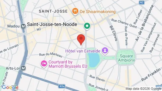 Apartments for rent i Stad Brussel - kort over placeringen