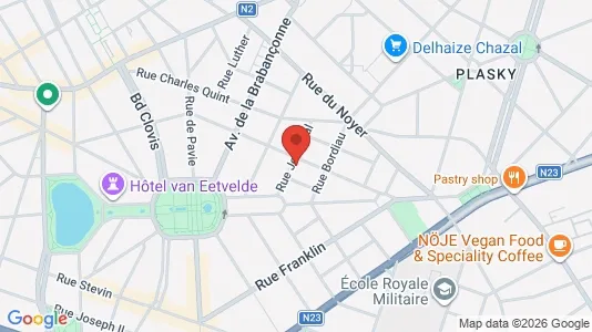 Apartments for rent i Stad Brussel - kort over placeringen