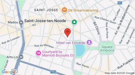 Apartments for rent i Stad Brussel - kort over placeringen