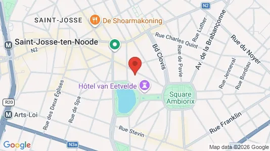 Apartments for rent i Stad Brussel - kort over placeringen