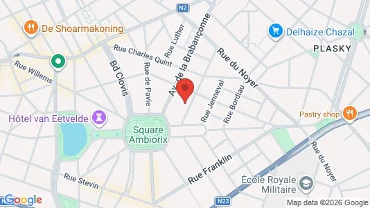 Apartments for rent i Stad Brussel - kort over placeringen