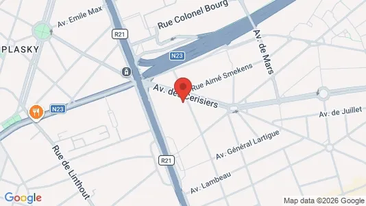 Apartments for rent i Brussels Schaarbeek - kort over placeringen
