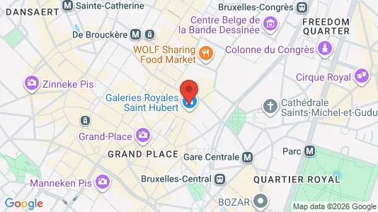 Apartments for rent i Stad Brussel - kort over placeringen