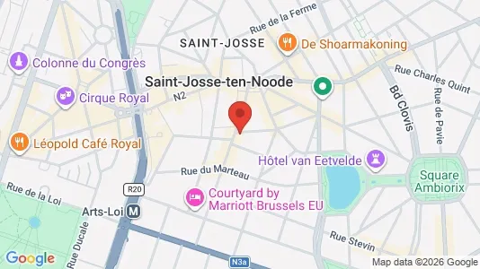 Apartments for rent i Brussels Sint-Joost-ten-Node - kort over placeringen