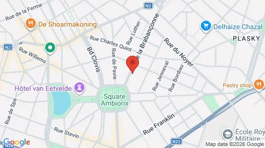 Apartments for rent i Stad Brussel - kort over placeringen