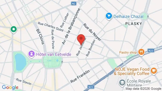 Apartments for rent i Stad Brussel - kort over placeringen
