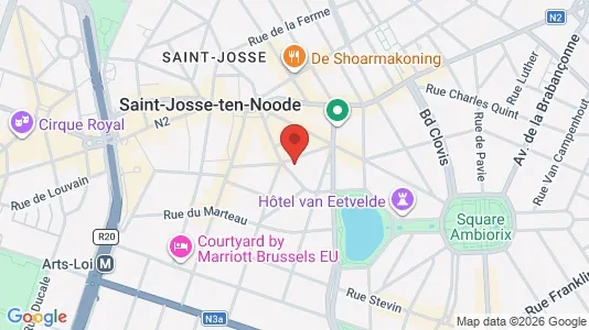 Apartments for rent i Stad Brussel - kort over placeringen