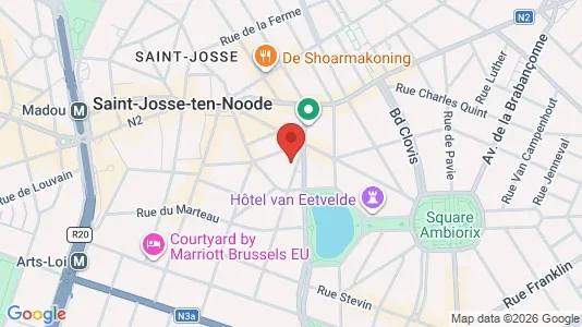 Apartments for rent i Stad Brussel - kort over placeringen