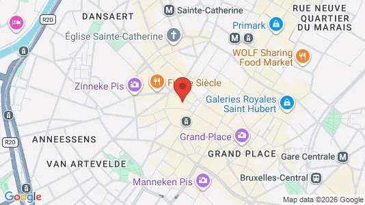 Apartments for rent i Stad Brussel - kort over placeringen