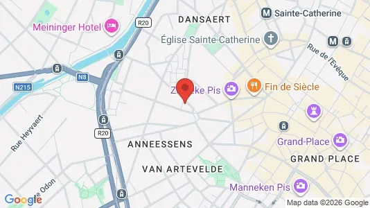 Apartments for rent i Stad Brussel - kort over placeringen