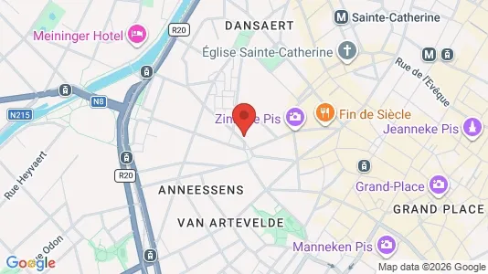 Apartments for rent i Stad Brussel - kort over placeringen