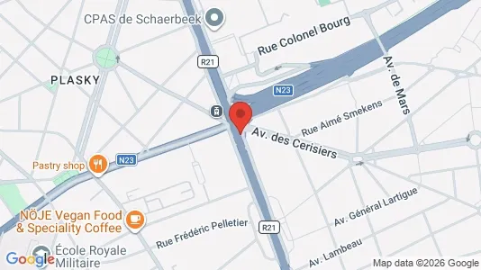 Apartments for rent i Brussels Schaarbeek - kort over placeringen