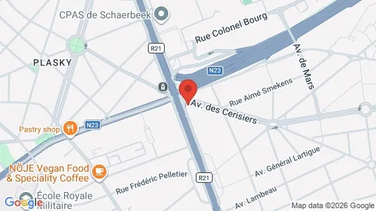 Apartments for rent i Brussels Schaarbeek - kort over placeringen