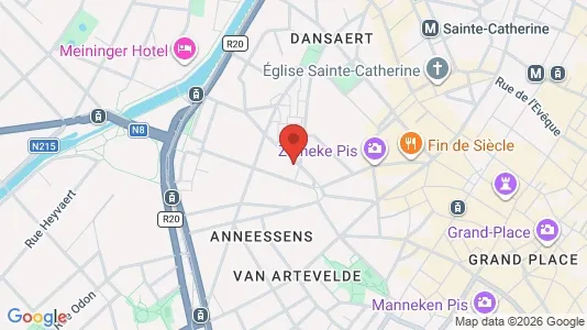 Apartments for rent i Stad Brussel - kort over placeringen