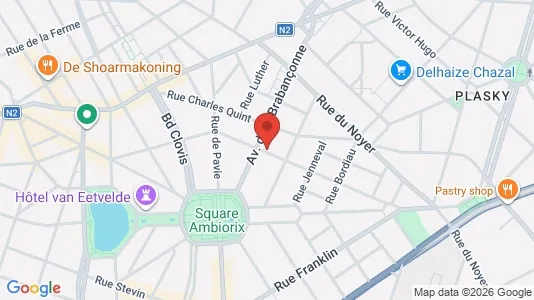 Apartments for rent i Stad Brussel - kort over placeringen