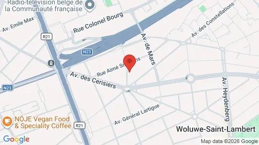 Apartments for rent i Brussels Schaarbeek - kort over placeringen
