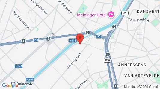 Apartments for rent i Brussels Sint-Jans-Molenbeek - kort over placeringen
