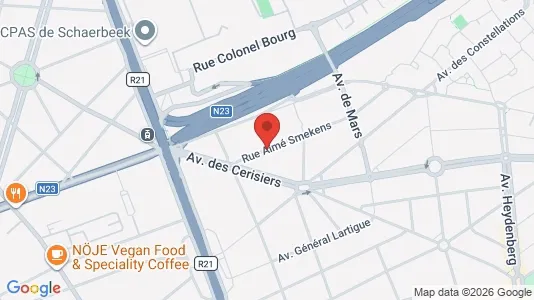 Apartments for rent i Brussels Schaarbeek - kort over placeringen